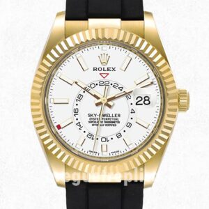Rolex Replica Sky-Dweller Men's 42mm m326238-0006 Automatic Rubber Band